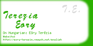 terezia eory business card